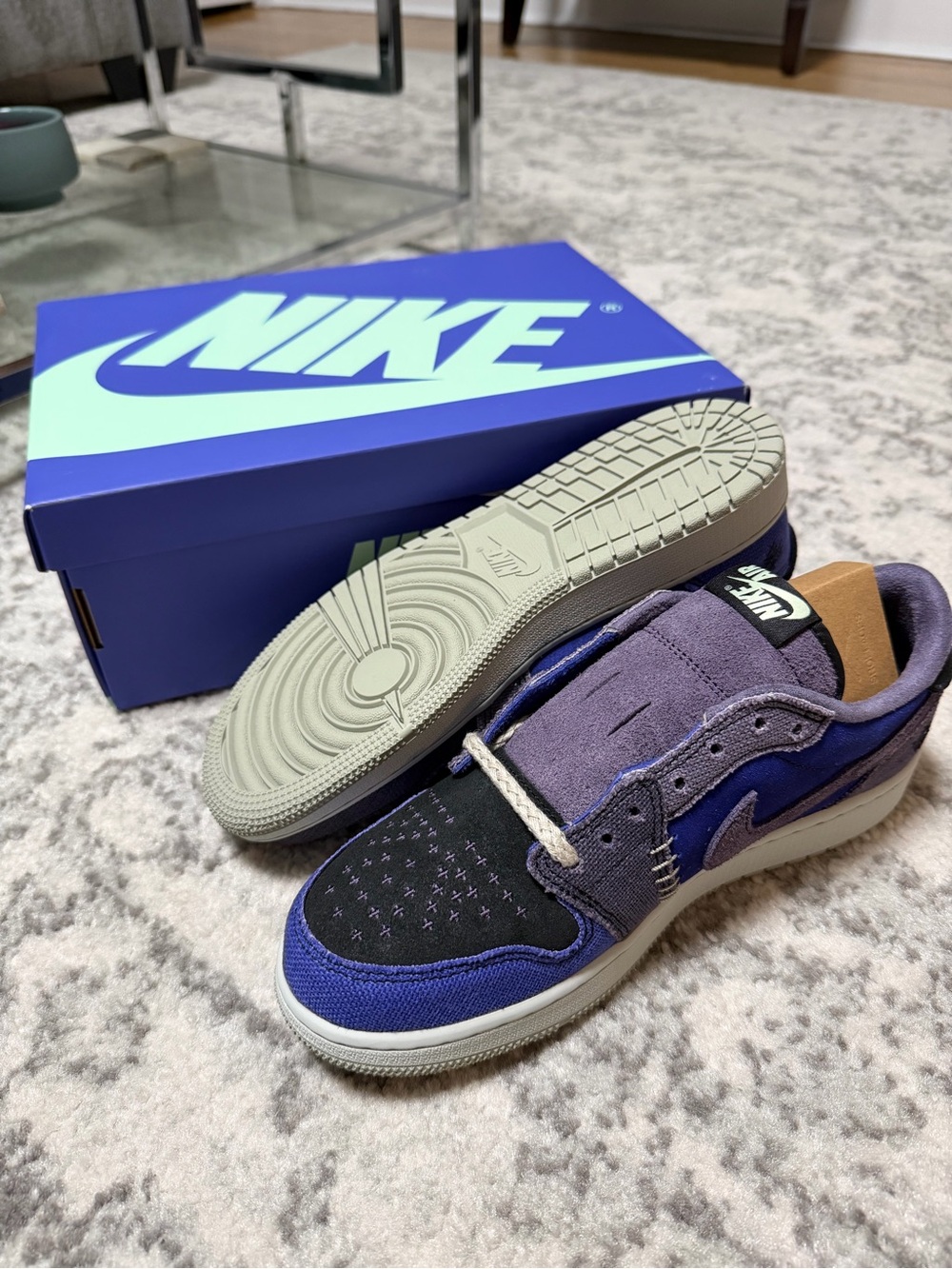 Kids Air Jordan 1 Retro Low OG GS “Voodoo Alternate”